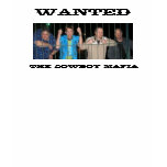 WANTED, The Cowboy Mafia t-shirts