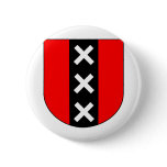 Wapen Amsterdam, Netherlands buttons