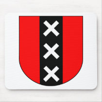 Wapen Amsterdam, Netherlands Mouse Pad