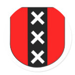 Wapen Amsterdam, Netherlands Stickers