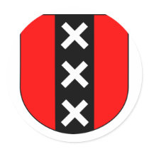 Wapen Amsterdam, Netherlands Stickers