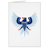 Wappen Adler crest eagle Grußkarte