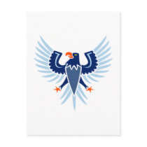 Wappen Adler crest eagle Postkarte