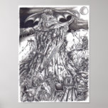 War Devil Battle Poster Print