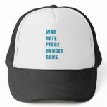 war hate peace hunger guns