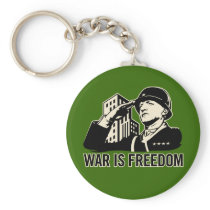 War is Freedom Keychain