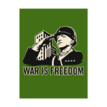 War is Freedom postcards