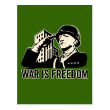 War is Freedom Postcards