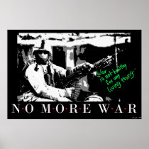 War is not healthy for any living thing... poster