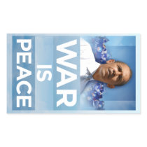 War Is Peace Obama Sticker