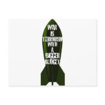 War Is Stupid postcards