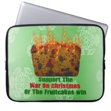 War On Fruitcakes Computer Sleeves