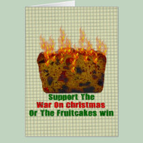 War On Fruitcakes cards