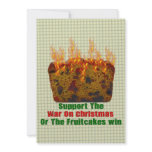 War On Fruitcakes invitations