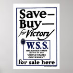 War Saving Stamps -- WW2 posters
