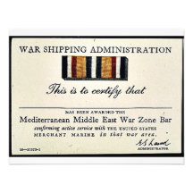 War Shipping Administration Invitation