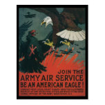 War Time Postcards American Eagles