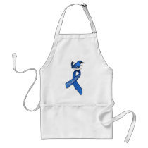 Warbler Neck Ribbon Cerulean Aprons