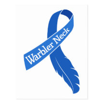 Warbler Neck Ribbon Post Card