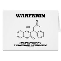 Warfarin For Preventing Thrombosis & Embolism cards