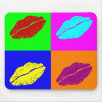'Warhol lips'  mousepad