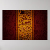 Warli Art Print
