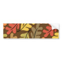 Warm Autumn Leaves bumper stickers