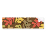 Warm Autumn Leaves bumper stickers