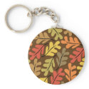 Warm Autumn Leaves keychains