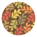 Warm Autumn Leaves stickers