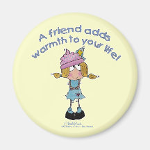 Warm Friends! Refrigerator Magnet