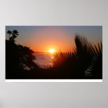 warm summer morning poster