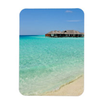 Warm Welcoming. Maldives Rectangular Magnets