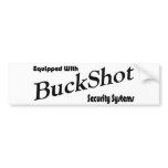 Warn Car Thieves Bumper Sticker