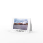 Warner's Pond Autumn Note Card - Customized