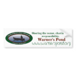 Warner's Pond Bumper Sticker