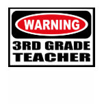 Warning 3RD GRADE TEACHER Women's Dark T-Shirt