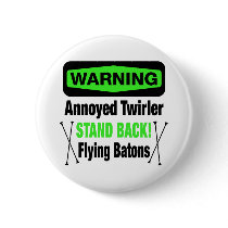 Warning Annoyed Twirler Green Buttons
