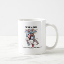 Warning! Approaching Object With Huge Heart Inside Mug