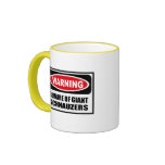 Warning BEWARE OF GIANT SCHNAUZERS Mug