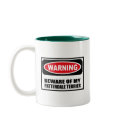Warning BEWARE OF MY PATTERDALE TERRIER Mug