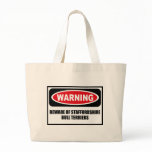 Warning BEWARE OF STAFFORDSHIRE BULL TERRIERS Bag