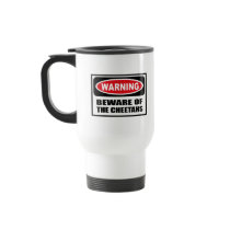 Warning BEWARE OF THE CHEETAHS Mug