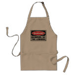 Warning BEWARE OF THE LEMURS Apron