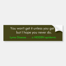 Warning bumper stickers for others. - Customised