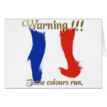 Warning cards