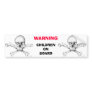 WARNING: Children on Board Bumper Sticker