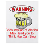 Warning: Consumption Of Alcohol Personalized Flyer