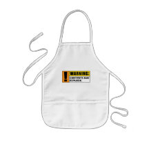 Warning Contents May Explode Apron