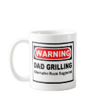 Warning dad grilling alternate route suggested mugs